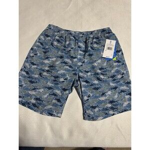 Free Country Boys Size L(14-16) Swim Shorts NWT Built In Fabric Liner